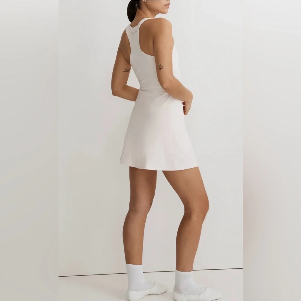 Outdoor Voices Cream Mini Dress - Picture 3 of 13